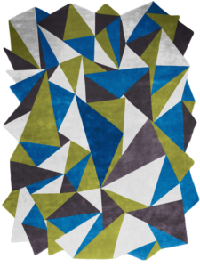 DUBUFFET Collection - "Blue Forest" Dubuffet Blue Forest vert bleu noir foret