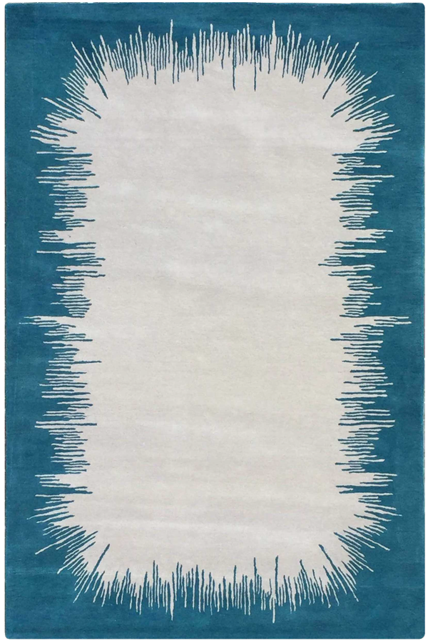 Ikat capri blue grey gris bleu