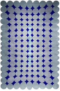 BUBBLES Collection - "Curacao" bubbles curacao blue bleu gris grey