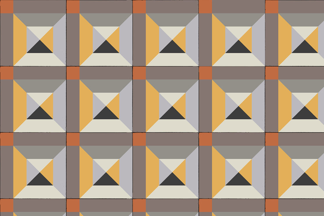 cement hydraulic mosaique encaustic tiles carreaux carrelage letrano giallo