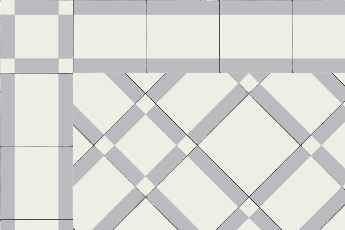 cement hydraulic mosaique encaustic tiles carreaux carrelage bagatelle silver