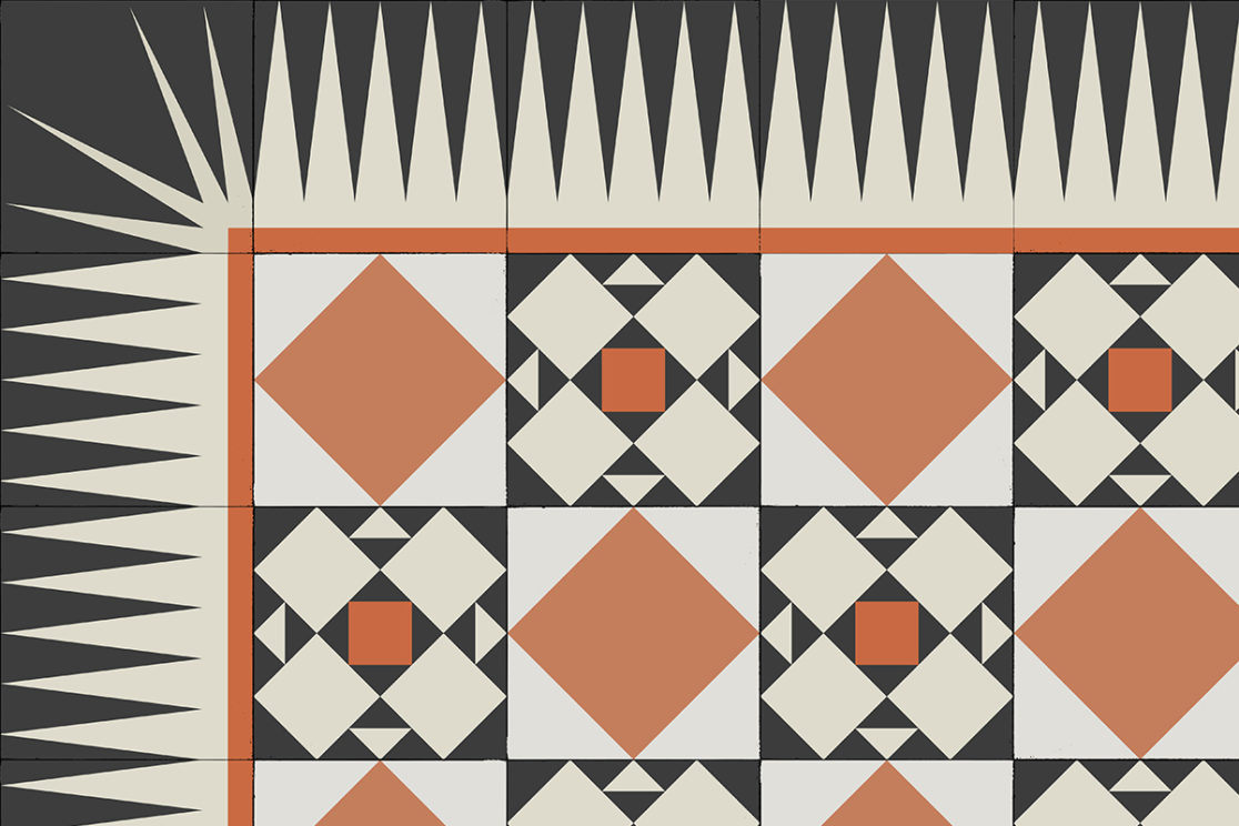 cement encaustic ciment tile tiles carreaux carrelage samarco nero