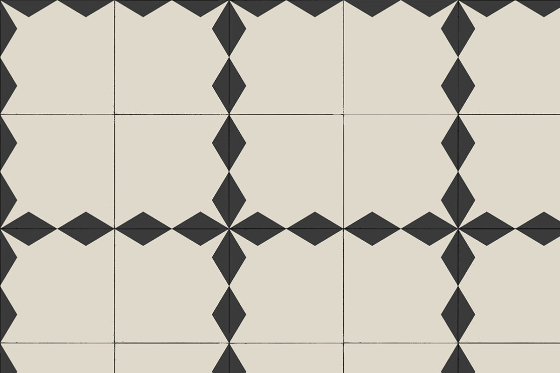 cement hydraulic mosaique encaustic tiles carreaux carrelage amedeo nero black