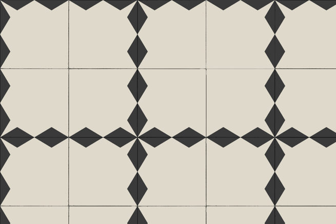 cement hydraulic mosaique encaustic tiles carreaux carrelage amedeo nero black