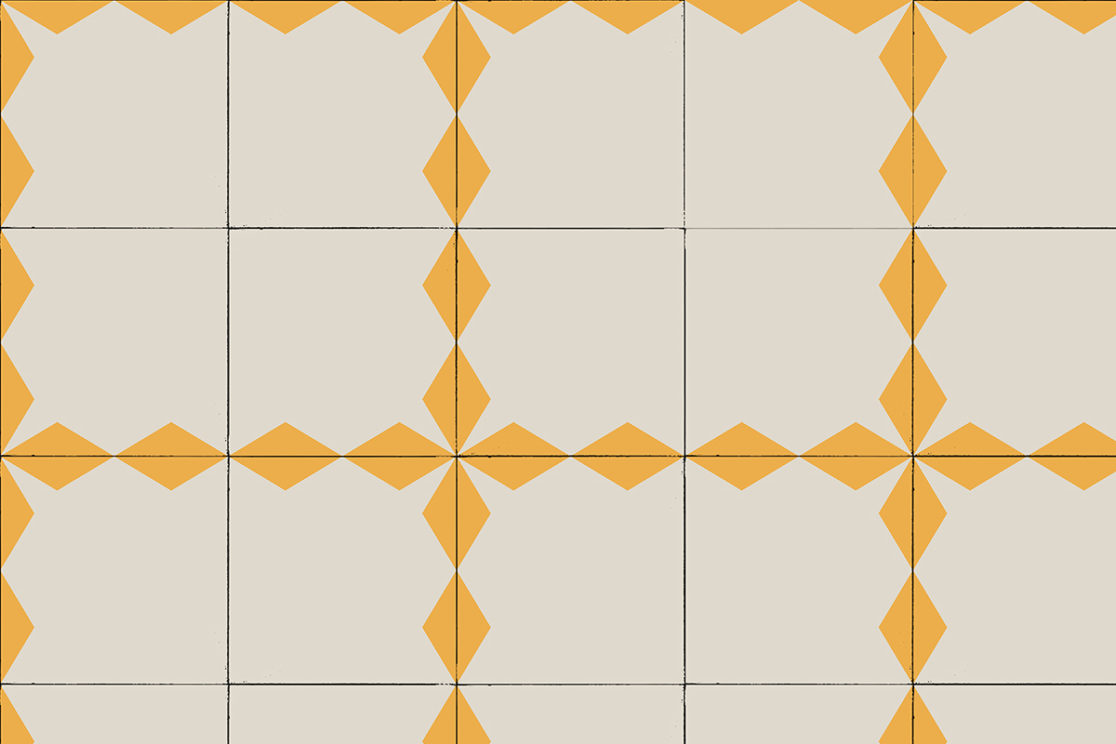 cement hydraulic mosaique encaustic tiles carreaux carrelage amedeo yellow giallo