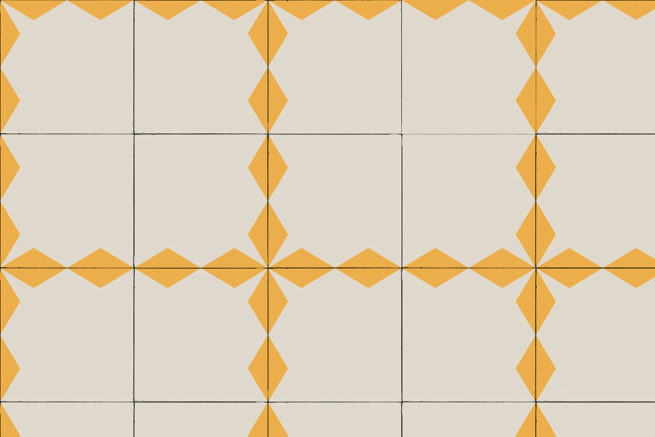 cement hydraulic mosaique encaustic tiles carreaux carrelage amedeo yellow giallo