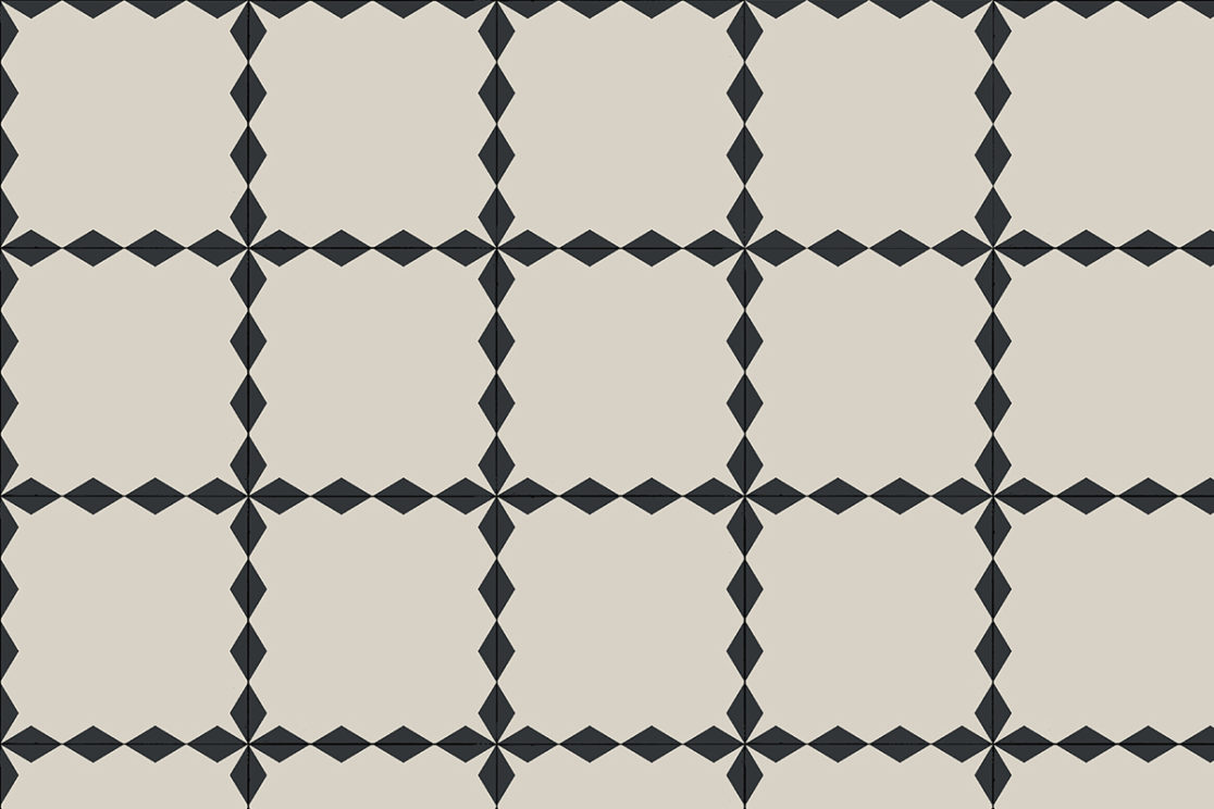 cement hydraulic mosaique encaustic tiles carreaux carrelage clemente nero black